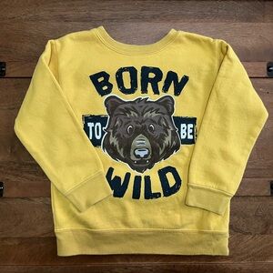 Garanimals Yellow Sweatshirt with Bear Design
